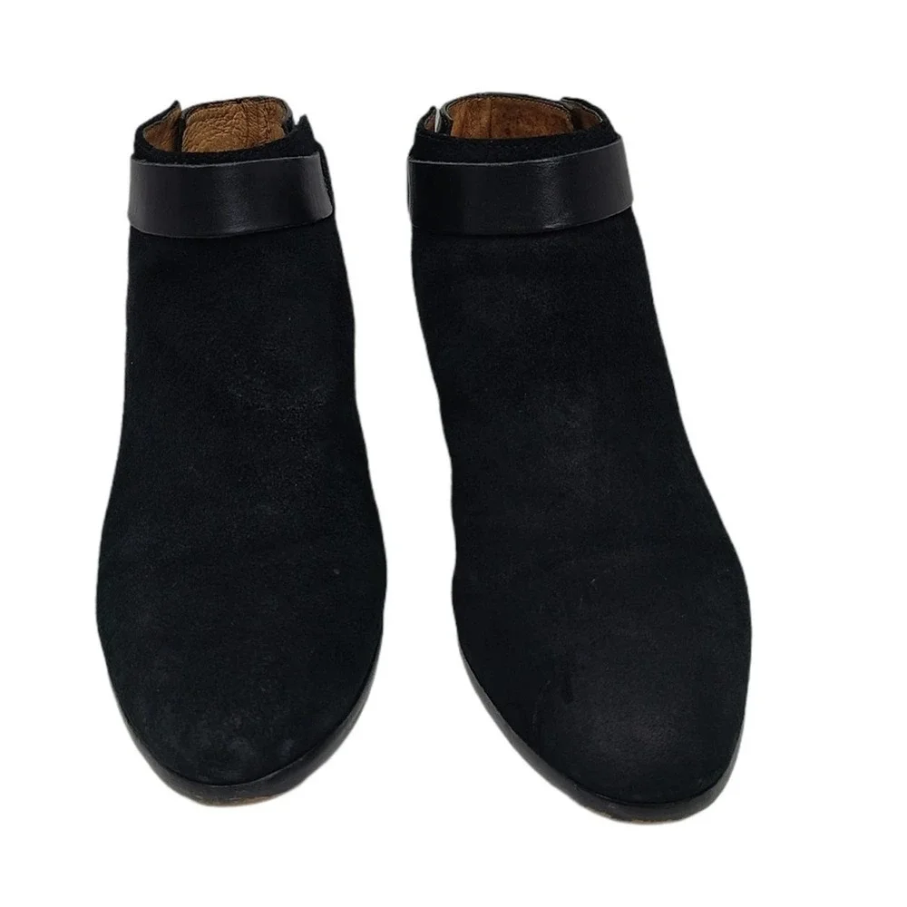 Madewell‎ Charley Collar-Stud Style Suede Booties 8